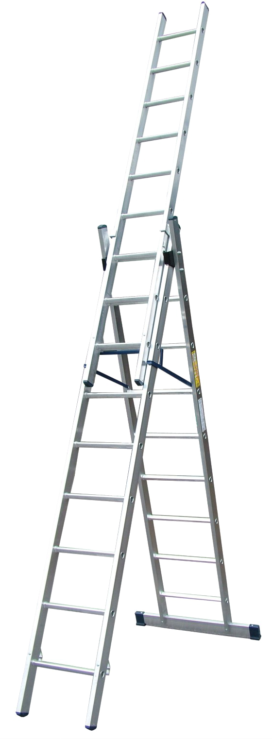 10 Rung Zarges Combination Ladder (4.95m A-Frame)