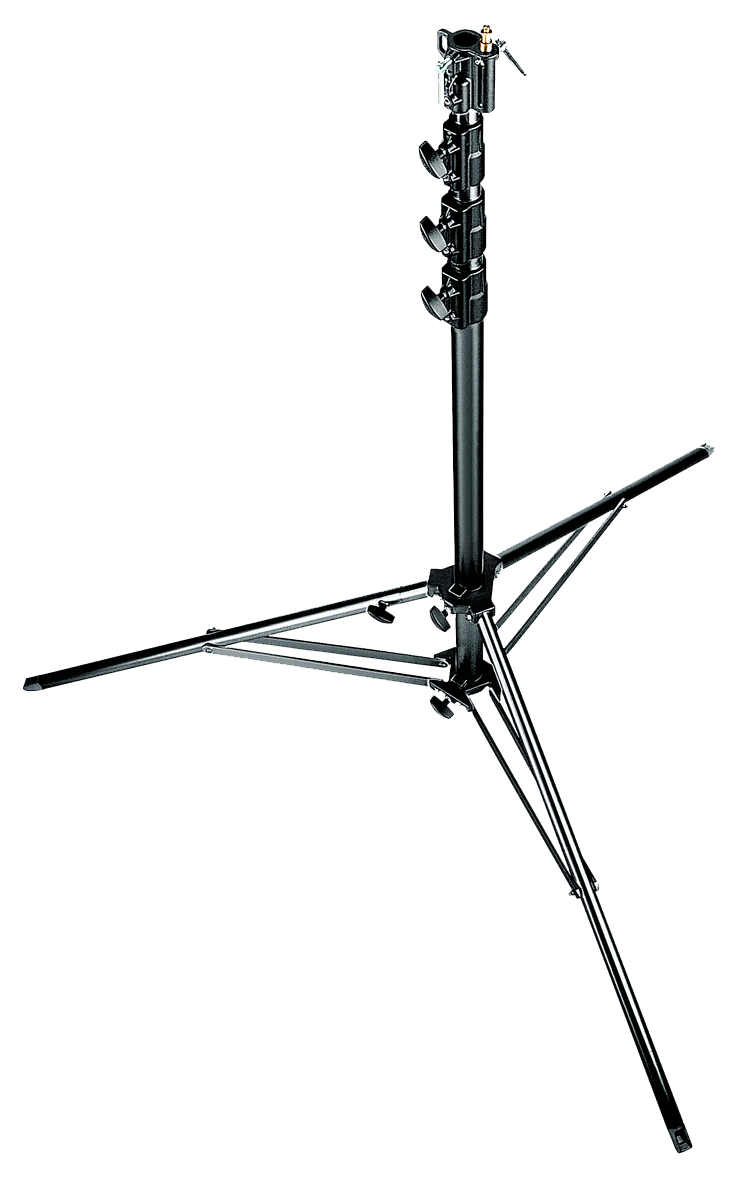 Black Manfrotto 126BU Push-up stand - 3.3mtr 40Kg