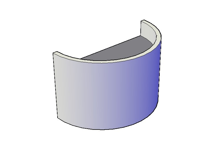 6' Round DJ Booth - Finished in colour TBC