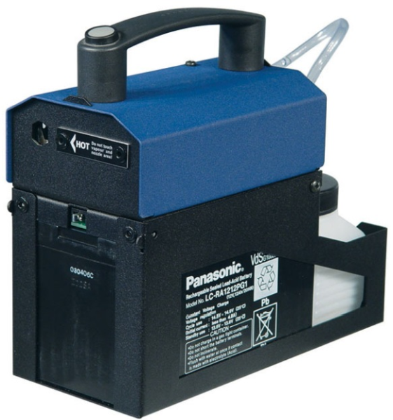 Tall slender porcelain bottle with natural clay textured body and cork stopper.