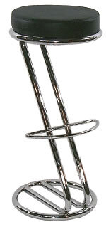 Chrome Z Bar Stool