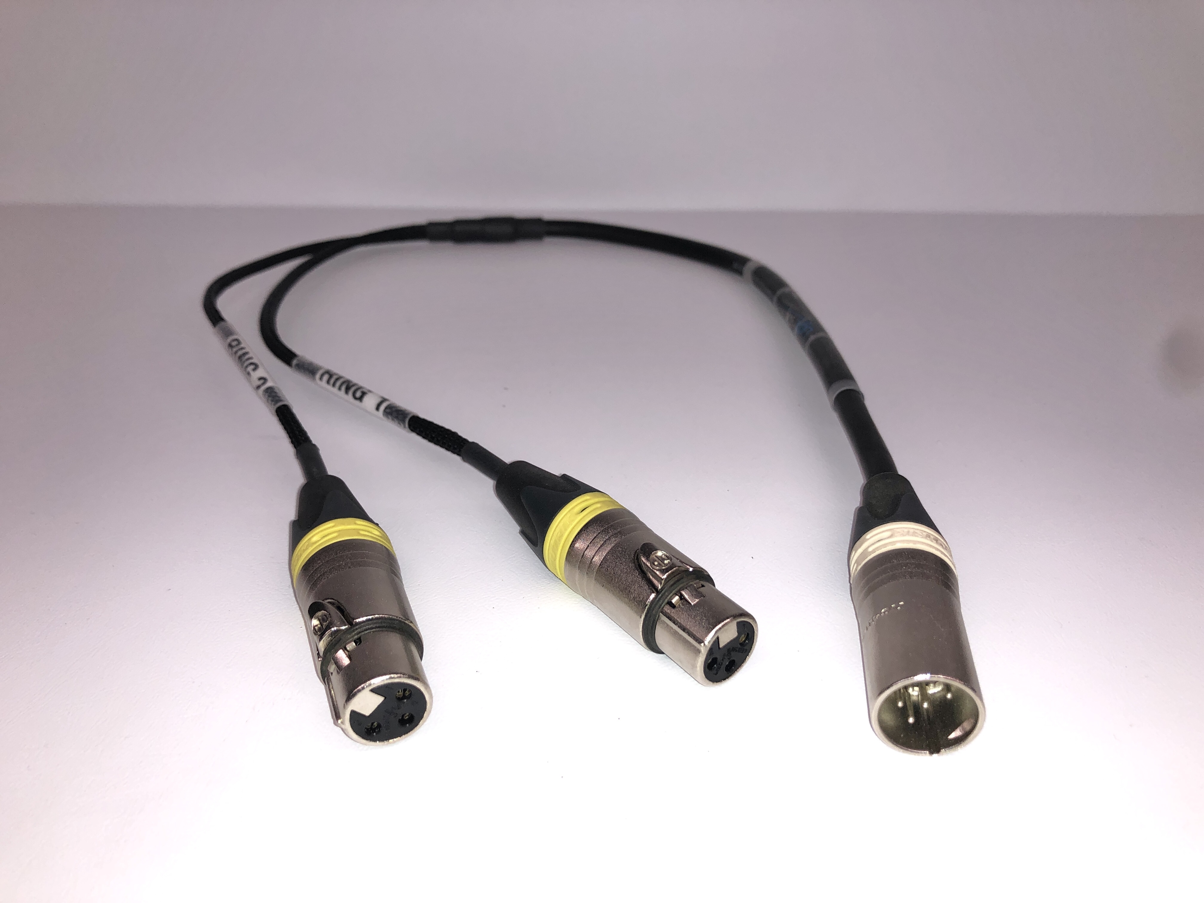 Dual Channel Comms Break "IN" adaptor XLR6 - 2 x XLR3