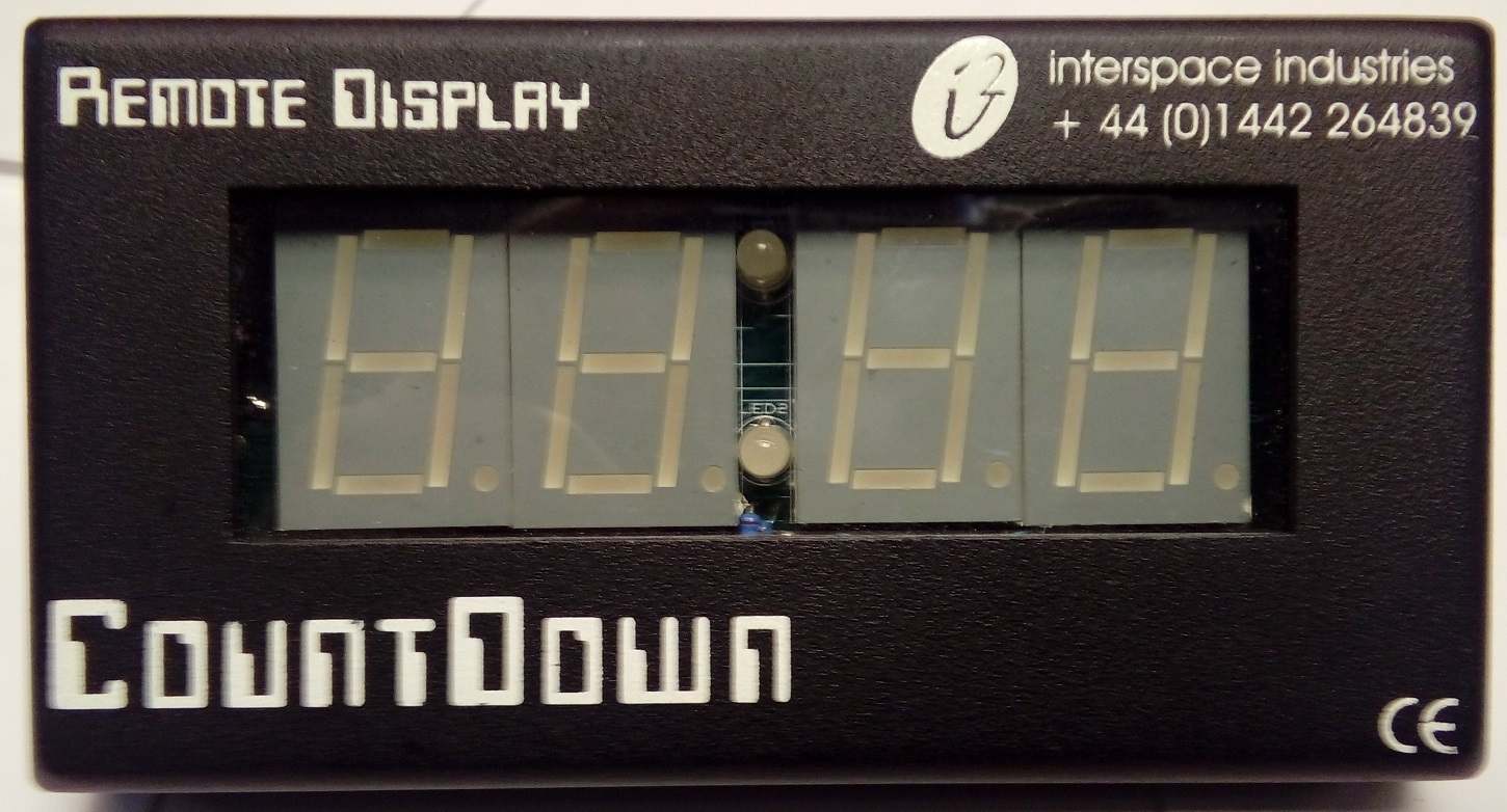 Interspace Industries - Countdown Remote Display - 3 pin XLR input
